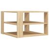 VidaXL Table basse chêne sonoma 59,5x59,5x40 cm bois d'ingénierie 834248
