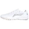 Li Ning Sharp TF Scarpe da Calcio per Erba Artificiale Naturali Antiscivolo Resistenti all'Usura Unisex Scarpe da Calcio Bianco Argento YSTV039-3