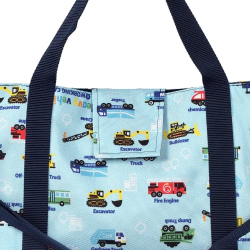 COLORFUL CANDY STYLE Full Throttle Working Vehicle Case, Water-Repellent and Lightweight, Light Blue, for Boys (NN300800)