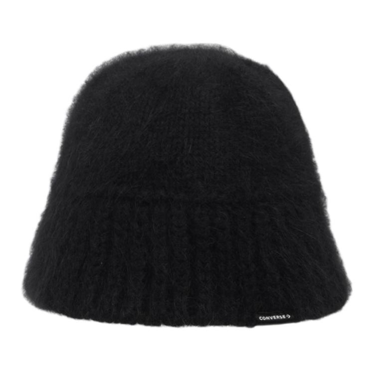 Converse Polyamide, Rabbit Fur Bucket Hats Unisex Black 10027134-A02 F