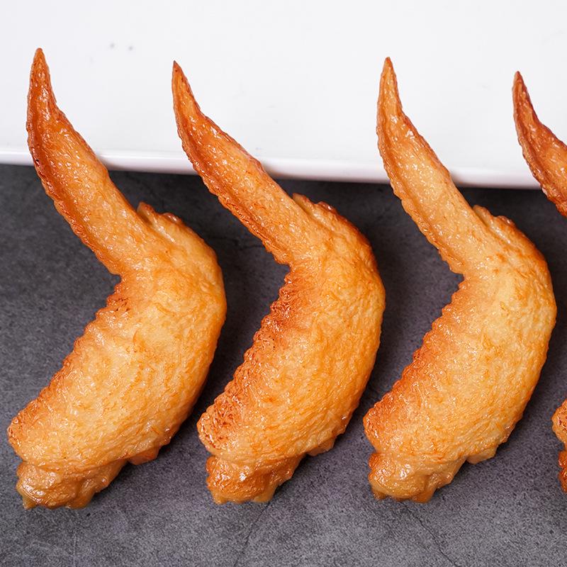 Fried Chicken and Snacks Fake Food Model: KFC-Style Props Set with Hamburger, French Fries, and Orleans Chicken Leg