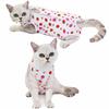 Cat Surgery & Weaning Suit: Anti-Lick Spay/Postpartum Wear for Spring & Summer, Four-Legged Design.