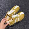 Leather Retro German Training Shoes Women's 2025 Spring and Autumn New Shoes Women's Shoes Versatile Flat-soled Sports Shoes Casual Forrest Gump Shoes