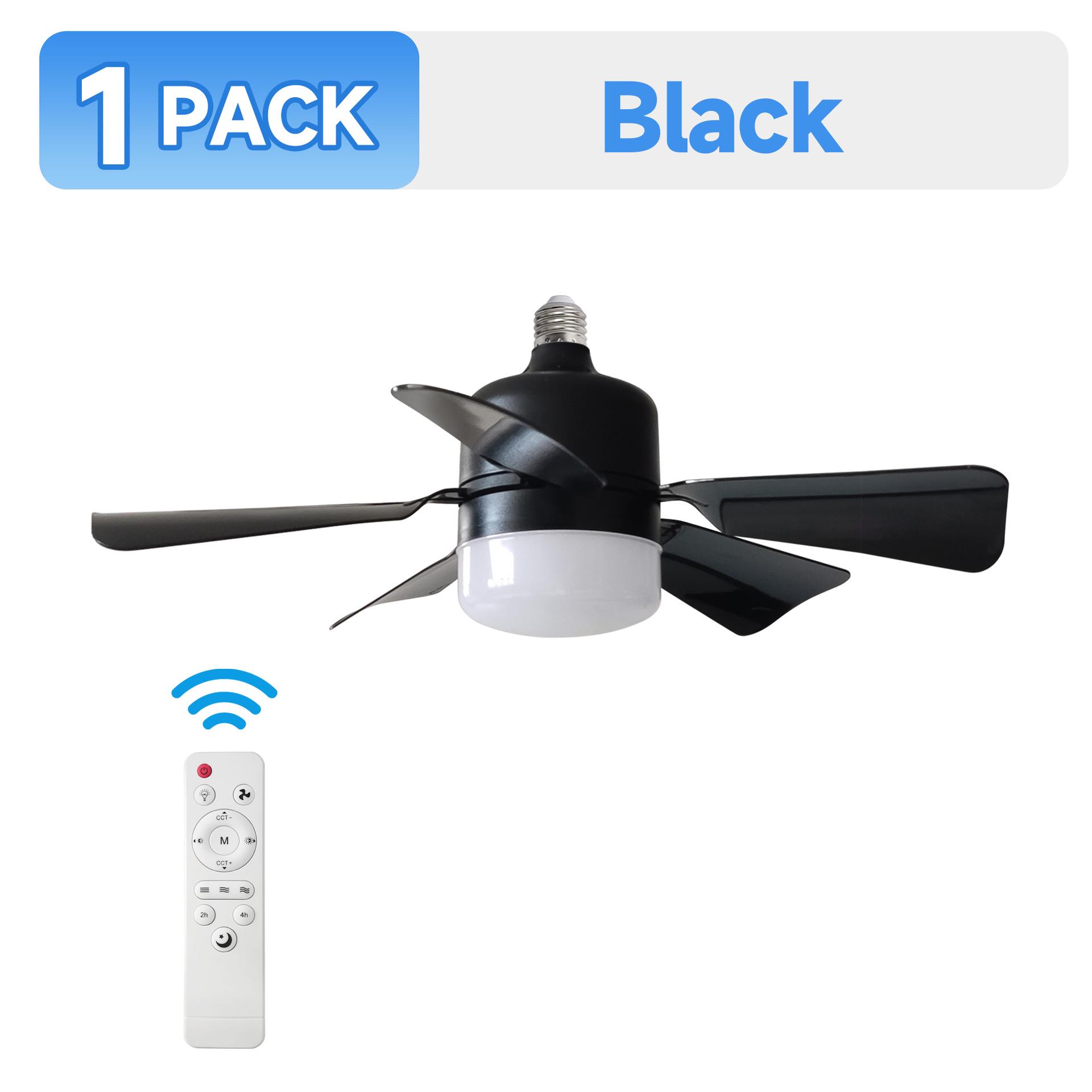 

E27 Ceiling Fan Light for Children s Room & Modern Bedroom 30W Dimmable with Remote