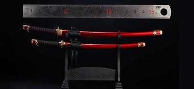 Accessories for Heavy Industries LOGSHANJINSHU Metal Sword for Japanese Samurai Japanese Sword Uchikatana A [TOYBARJAPAN] 1/6 figures/Ryuzan