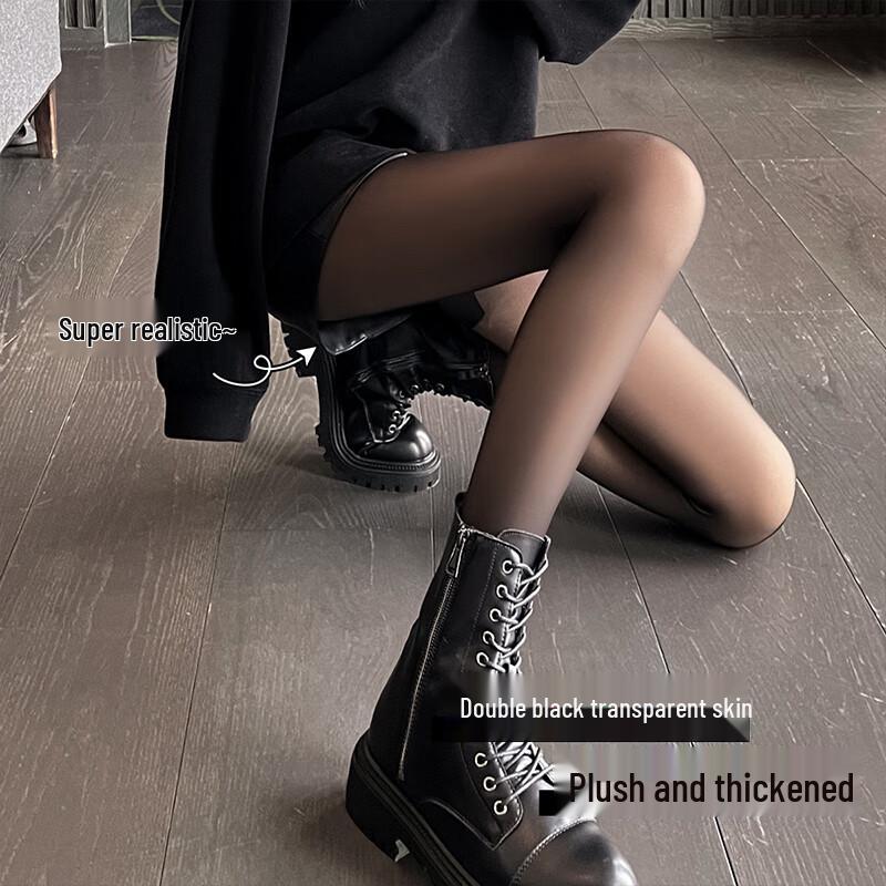 Xue Qiman Women's Fleece-Lined Seamless Tights