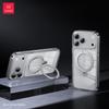 Case for IPhone 17 Pro Max for IPhone 17/17 Pro Transparent Case with 360 ° Rotating Magnetic Stand Shell Fit for MagSafe