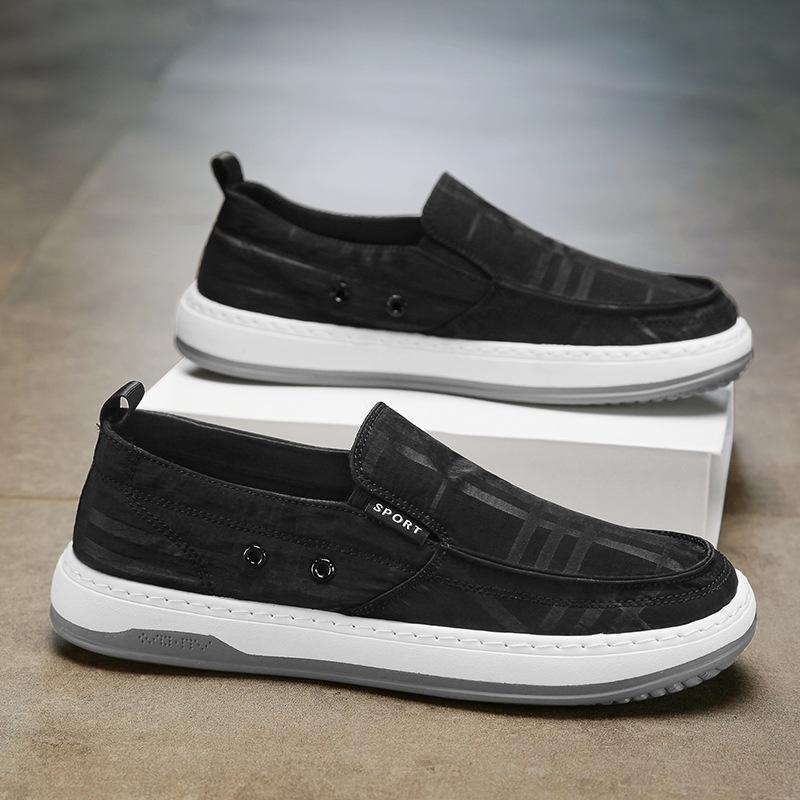 Summer foot cover retro cloth shoes casual board shoes student shoes low-top sports canvas shoes men
