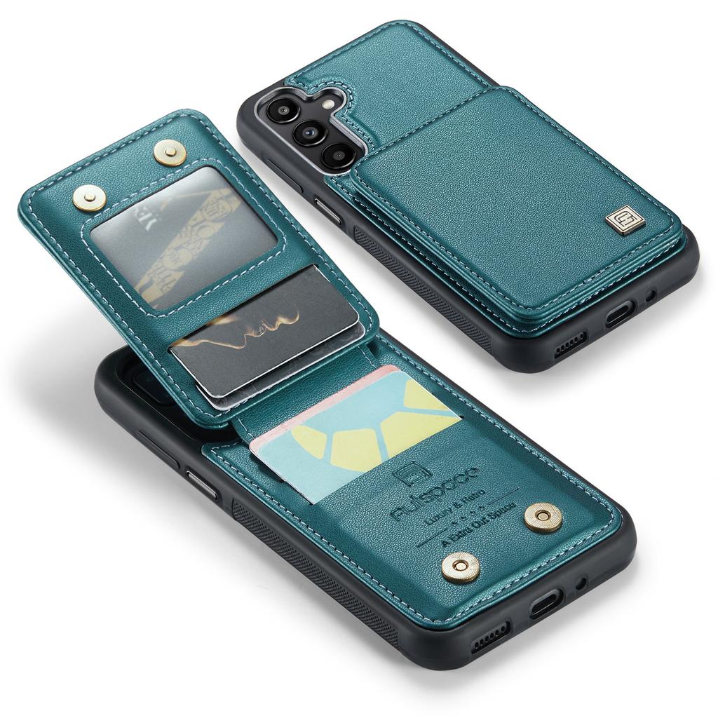 Flip Magnetic Leather Wallet Case For Samsung Galaxy S25 Ultra S24 Plus S23 S22 A56 A36 A26 A16 A55 A35 A15 Cards Holder Cover