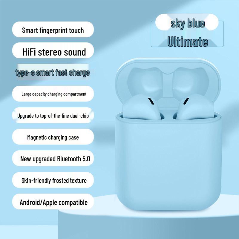 2026 True Wireless Noise-Cancelling Earphones: Long-Wearing, Pain-Free, Ideal for Running and Compatible with Apple & Android.