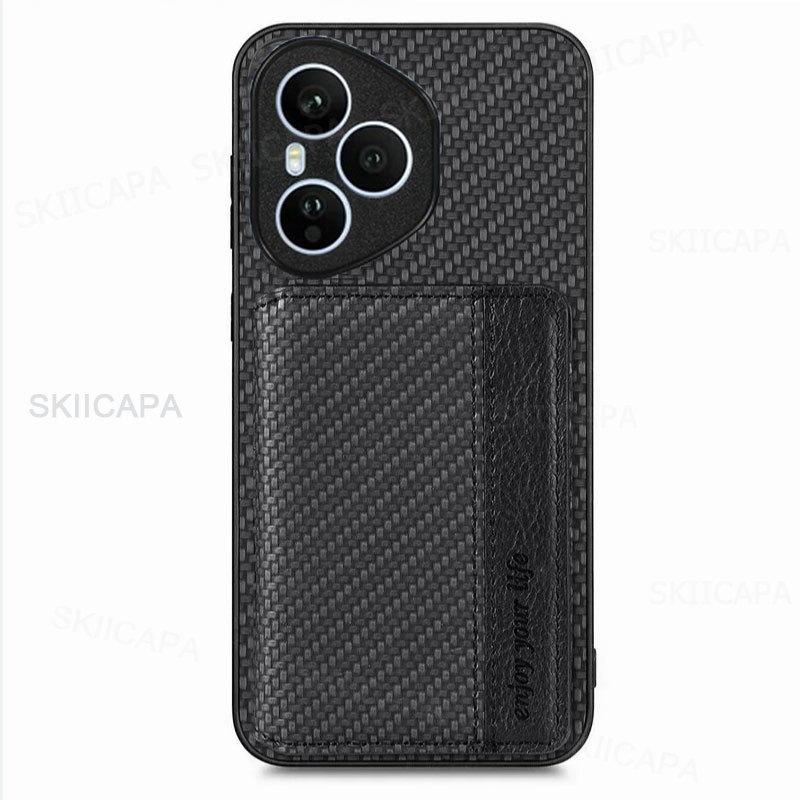 

Чехол для Honor 400 Pro Кожаный кошелек Держатель для карт Противоударный чехол для Honor 400Pro 400 Lite Флип Магнитная подставка Сумка Чехлы Honor 400 Lite чёрный