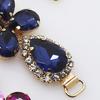 2018 New Charm 105MM Acrylic Chain DIY Garment sewing accessories Metal Crystal Rhinestone bikini Connectors buckle