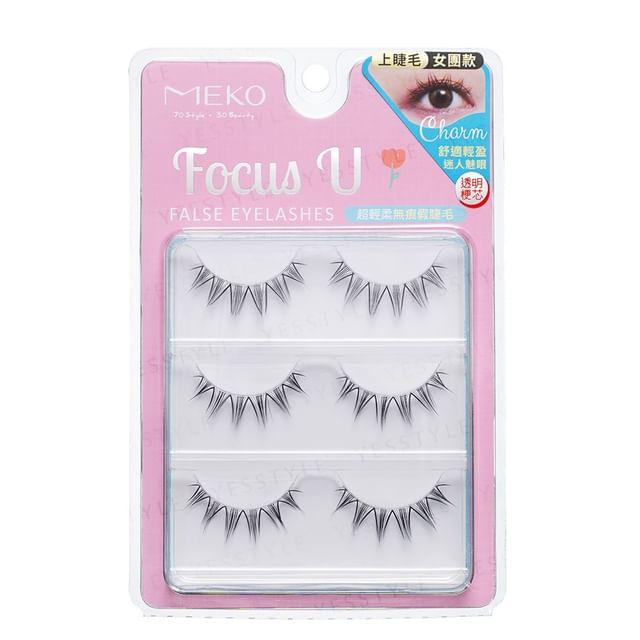 MEKO - Focus U Upper False Eyelashes Girls  Group Style 3 pairs