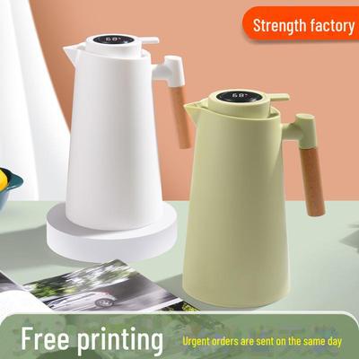 Large Capacity Glass Liner Push-Button Insulated Kettle for Household Use