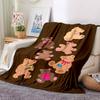 1pc Teddy Bear Blanket Warm, Cozy, and Soft, Suitable for Sofas, Beds, Cars, and Office Use.Perfect for Camping and Travel, Making It A Great Gift for