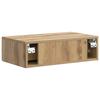 Wall Mounted Side Table Artisan Oak 59 x 34.5 x 17 cm