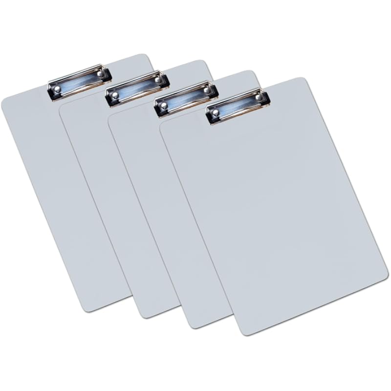 Eduway Exam Board Wooden/Writing/Clipboard ? Lightweight MDF | Heavy Duty Clip for Office, School, Home, College, Shop -
