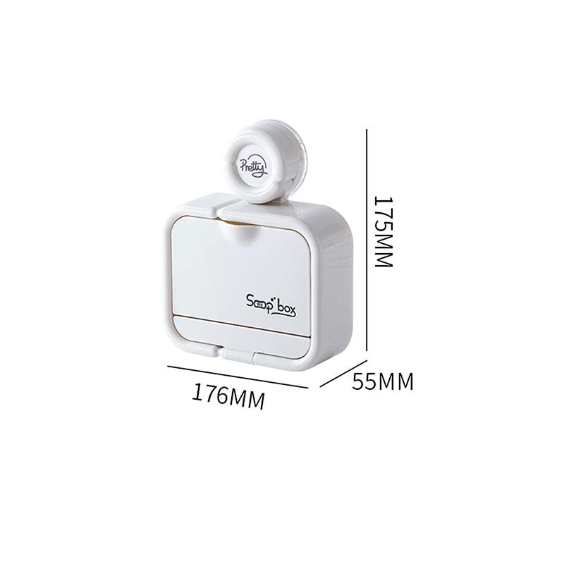 

Мыльница-флип на присоске, мыльница без пробивания отверстий, настенная полка для хранения, домашняя, для слива и хранения, для ванной комнаты и туалета