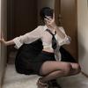 Sexy Lingerie Female Secretary OL White Collar Tight Hip Skirt Uniform Female Teacher Sexy Babes Passion