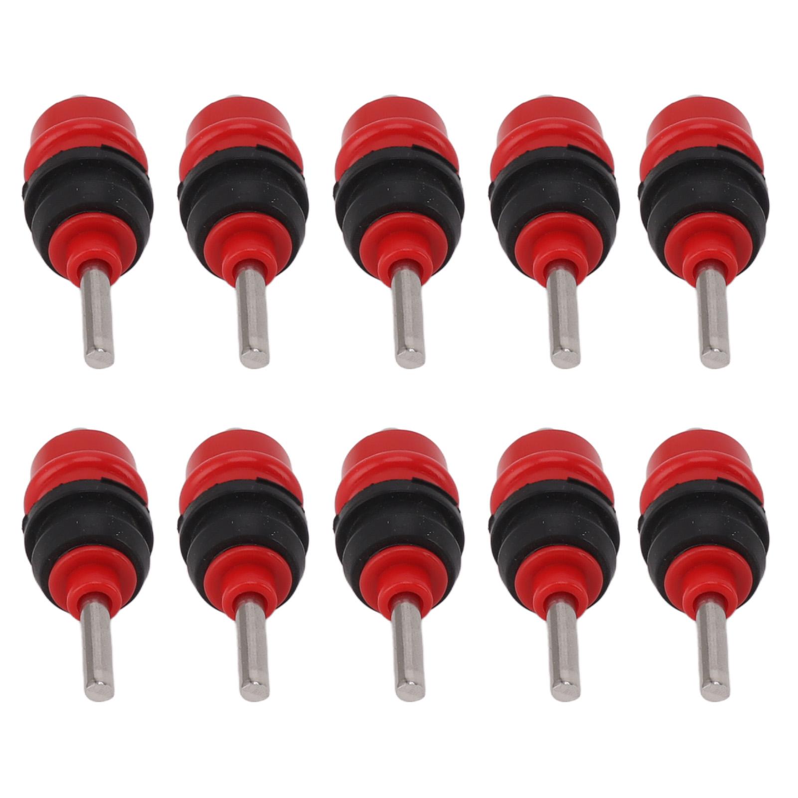 10pcs Chicken Nipples, 360 Degree Automatic Poultry Water Chicken Feeders, Steel -Proof Water Drinking Feeders, Wate and Feeding Farm Supplies