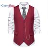 Cozy Up Men's Casual Business Vests Lightweight Waistcoat Slim Fit Suit Vest