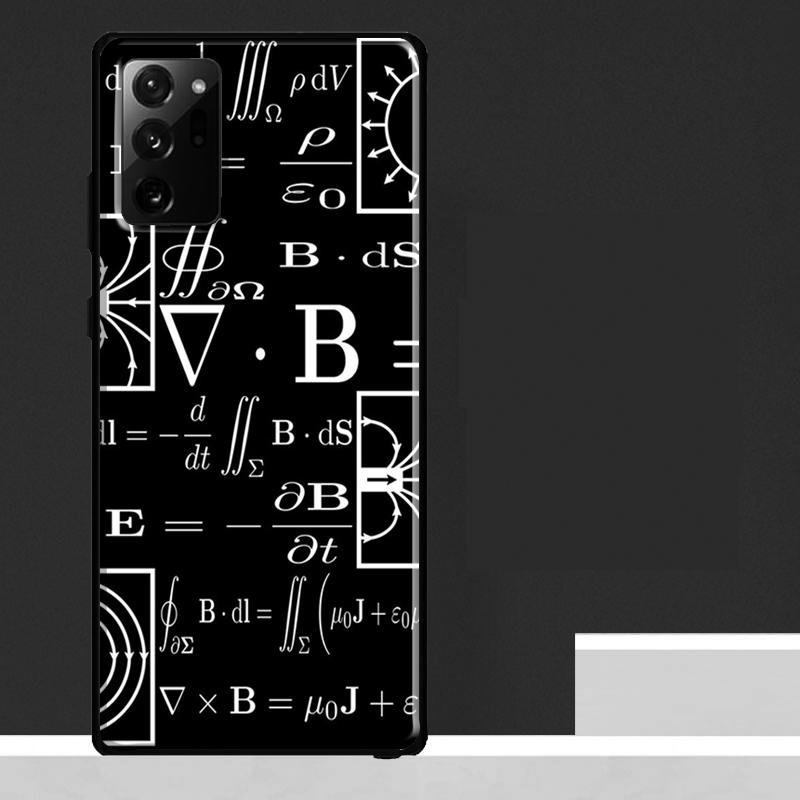 Physics Science Maths Formula Case For Samsung Galaxy S24 Ultra S23 S22 S21 S25 Ultra S9 S10 S20 Plus S25 FE Phone Cover