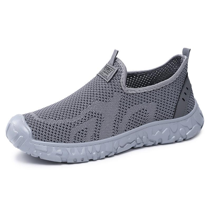 Men's Shoes Casual Shoes Summer New Breathable Non-smelly Feet Mesh Shoes One Pedal Lazy Shoes Versatile Men's Single Shoes