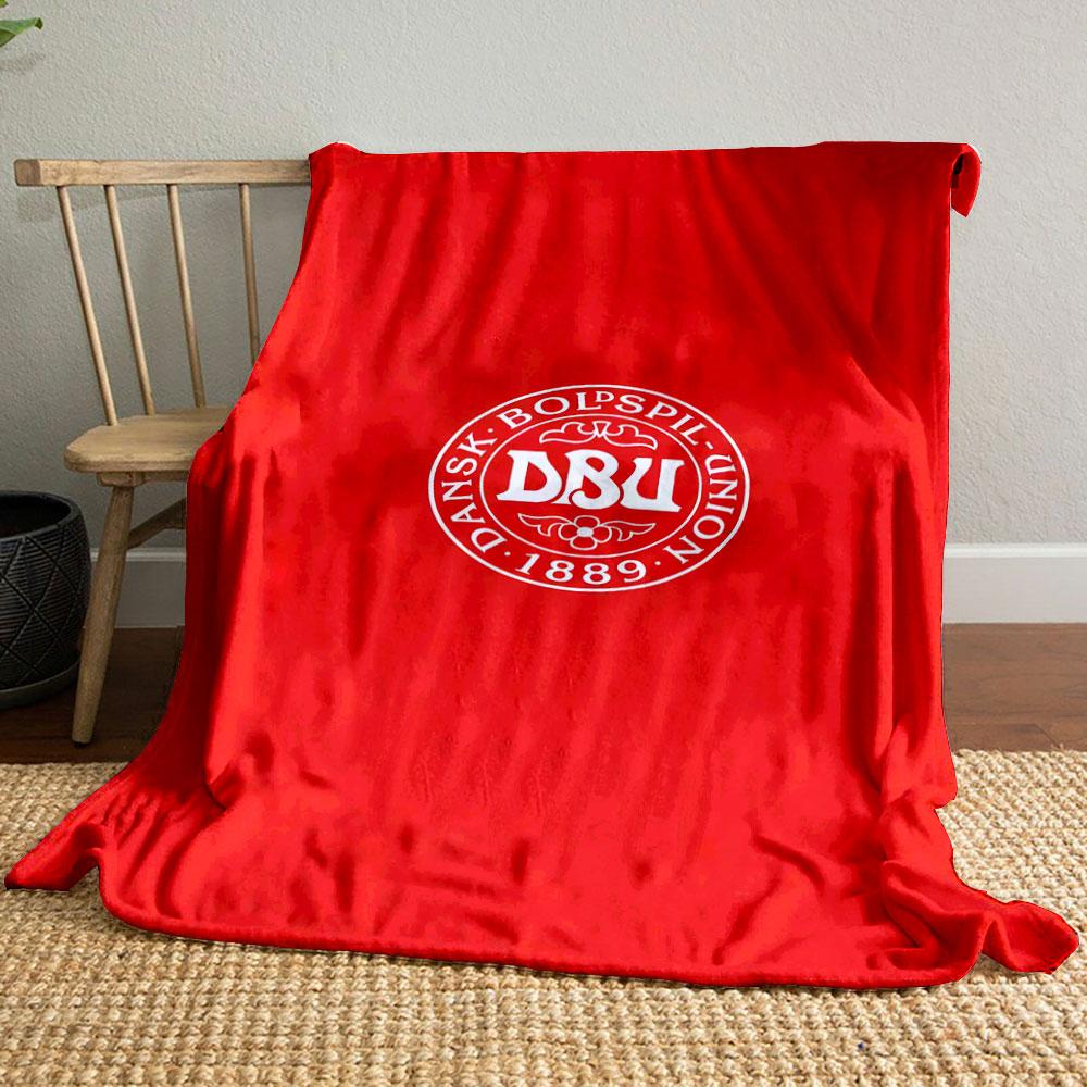 Red Blanket with DBU Emblem Design print blanket soft and cozy perfect for the living room bed sofa or a nap,gift
