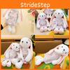 Floral Skirt Cute Rabbit Plush Toy Birthday Gift Children Bed Doll Sleeping