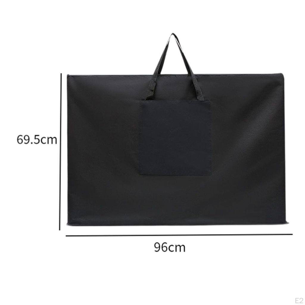 Art Portfolio Carrying Case Sketching Bag Waterproof Multiuse Drawing Board Tote for