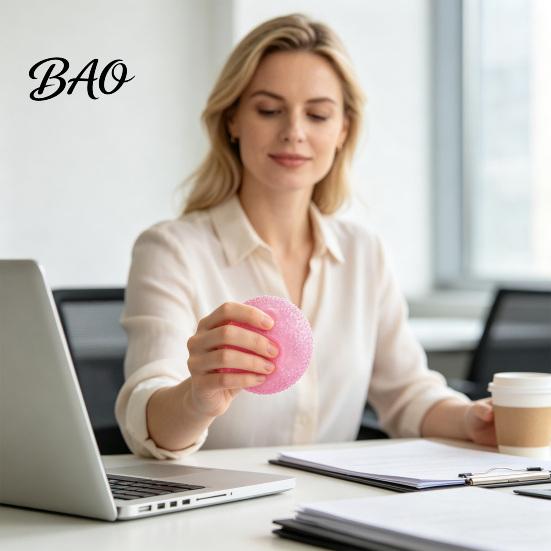 Quiet Stress Relief Toys Crunchy Ball, Ice Slushie Fidget Toy, Slow Rebound Soft Squeeze Sensory Toy for And Anxiety Kids