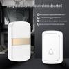 Battery-Powered Wireless Doorbell: No Plug-In, Waterproof, Long-Range Smart Call Button for Homes & Elderly Users