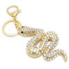 Large Snake Keychain, Lucky Bag Charm for Women, Rhinestone Snake Design CHS10135