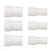 10 Pair Saliva Ejector Weak Strong Suction Converter Disposable White Oral Suction Ejector Adaptor for Oral Clinic