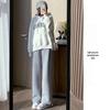 Maternity Lambswool Fleece-Lined Cotton Sweatpants | Autumn/Winter Loose Fit | Cuffed & Wide Leg Styles