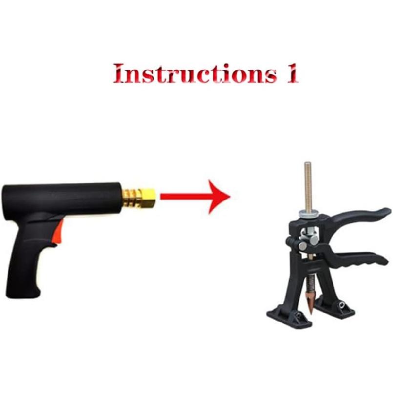 Dent Repair Tool Automotive Metal Dent Quick Puller Car Dent Repair Tool Spot Welding Pulling Unit Car Body Fine Repair Tool Small Leveling Bar