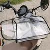 1 Paar Wasserdichte Motorrad-Lenkerabdeckung Lenker-Schutzabdeckung Dicke Langlebige Winddichte Transparente Lenker-Fäustlinge