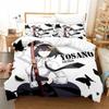 Anime B-Bungo Stray Dogs Duvet Cover Set Soft Wash Cotton Bed 2/3 Piece Summer Comfortable Student Dormitory Home Bedding