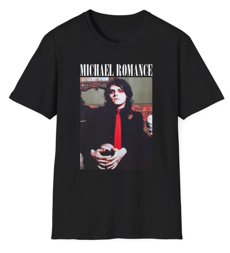 

Michael Romance T-Shirt My Chemical Romance Concert Unisex Tee Unisex T-Shirt XXL