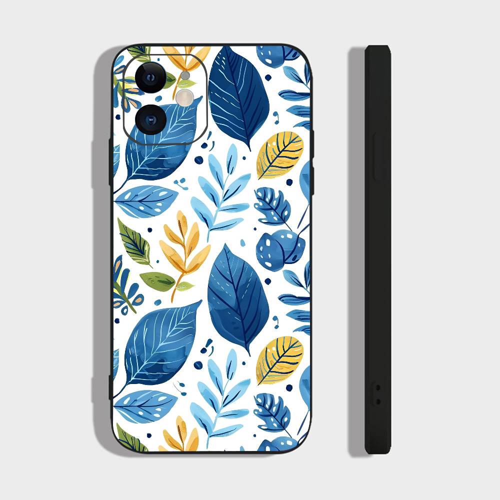 Art Flower For Iphone 17 Air 16 Pro Max 15 14 13 Full Cover Anti-Shock MagSafe Cover