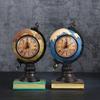 Stylish Book Inspired Clock Decor Resin Globe Ornament Perfect for Home Office Christmas Gifts