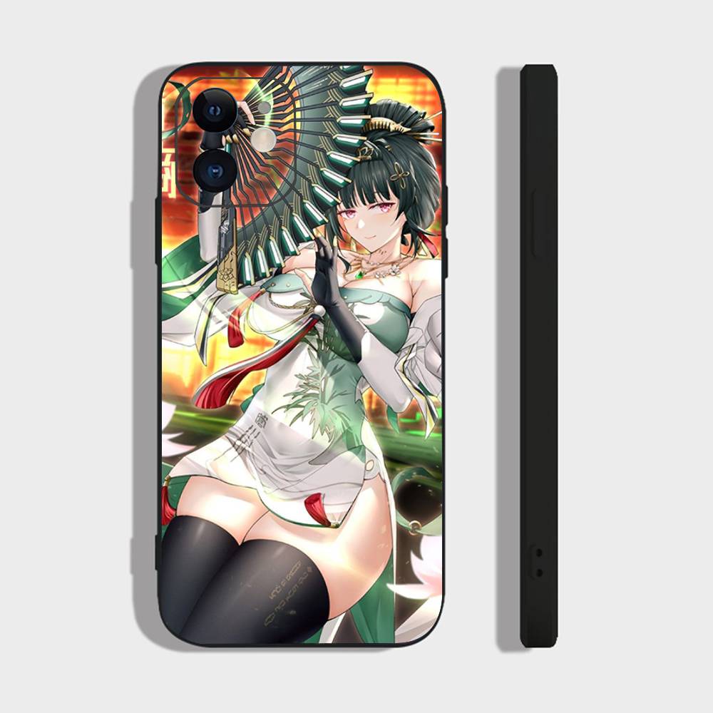 Hanying Zitheriwo Animated Mobile Game P-PGR Phone Case For IPhone 17 Air 16 15 14 13 Pro Max 11 12 Black Silicone Cover