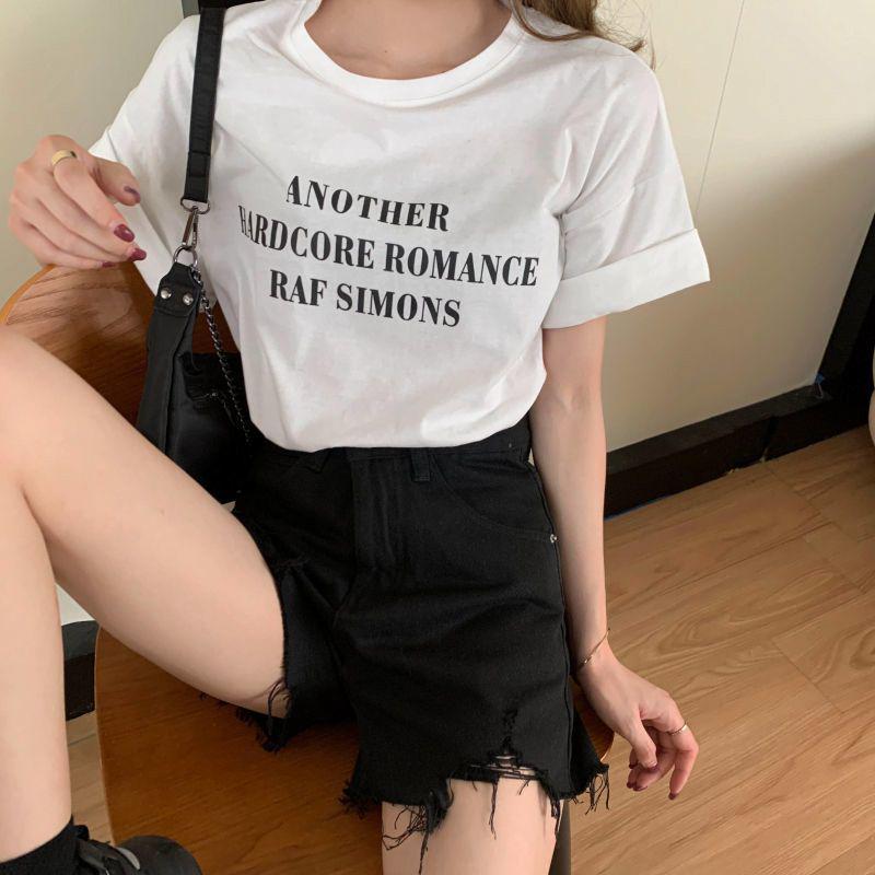 High Waist Ripped Denim Shorts - Women's Summer 2025 A-Line Hot Pants