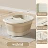 Portable Foldable Foot Bath Tub Plastic Space-Saving Design Needed For Bedroom Use Bathroom Accessories Adult Folding Bathtub Set