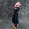 26CM Anime Dragon Ball Zamasu Figure Pink Mask Gray Martial Arts Uniform Dress Up Standing Model Toy Gift Action Figure PVC