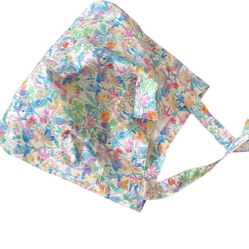 New French Liberty Floral Bag Emerald Bay Cotton Thin Printed Shoulder All-match Women's Cross-body