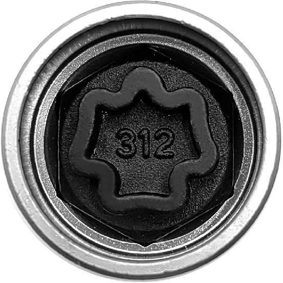 HXBER Car Screw Socket Wrench, Replacement for Security Master Locking Wheel Nut Key 306 Anti-Theft Screw Socket Wrench Tool