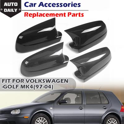 Copertura Specchietto Retrovisore Laterale Ritmata Finitura Cappuccio Adatta Per VW Volkswagen Golf MK4 GTI R 1997-2004 Accessori Esterni Auto Modificati