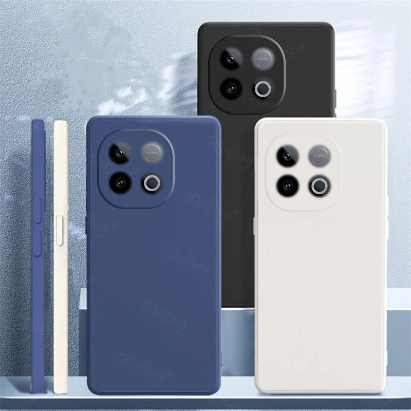 Candy Case For Vivo iQOO Z10 Turbo Pro Case Original Liquid Silicone Case iQOO Z10 Turbo Pro Cover For Vivo iQOO Z10 Turbo Pro