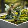 M-Modern-Bohemian Fairy Flower Pot Decoration 2D Acrylic Garden Ground Insert Pot Accessories Potted Garden Decorations